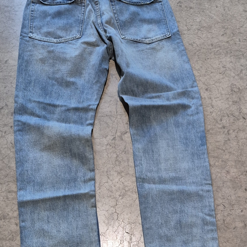 MNML Light Blue Jeans with Iconic Print - Picture 5 of 8